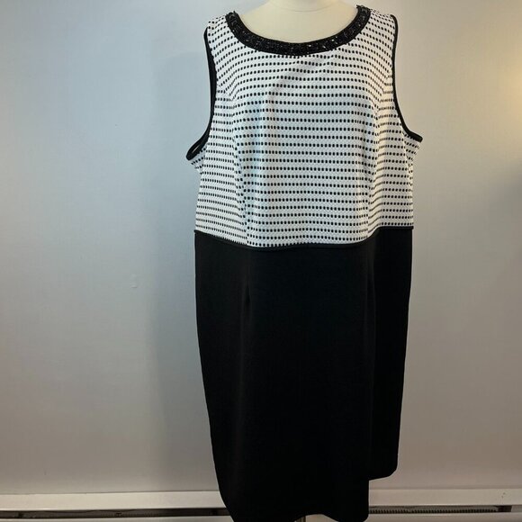 Maya Brooke Women's Sleeveless Dress and 3/4 Sleeve Jacket 2-Pc Set - Size 24W - Picture 2 of 8